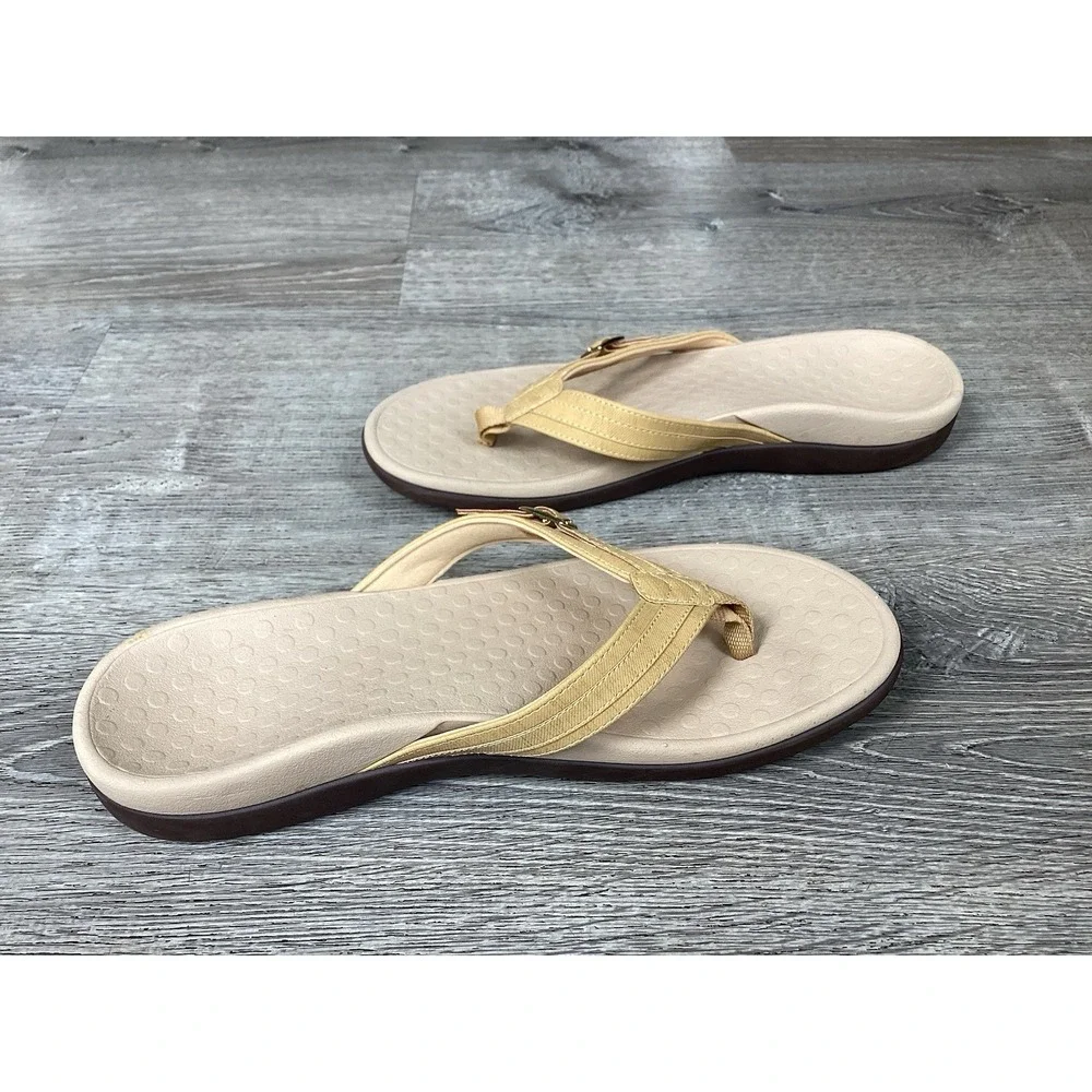 Vionic Patty Yellow Flip Flop Sandals Womens Size 11 TVW5409